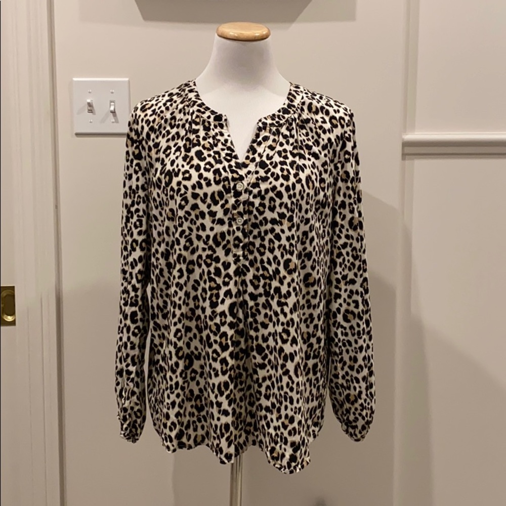 Leopard blouse